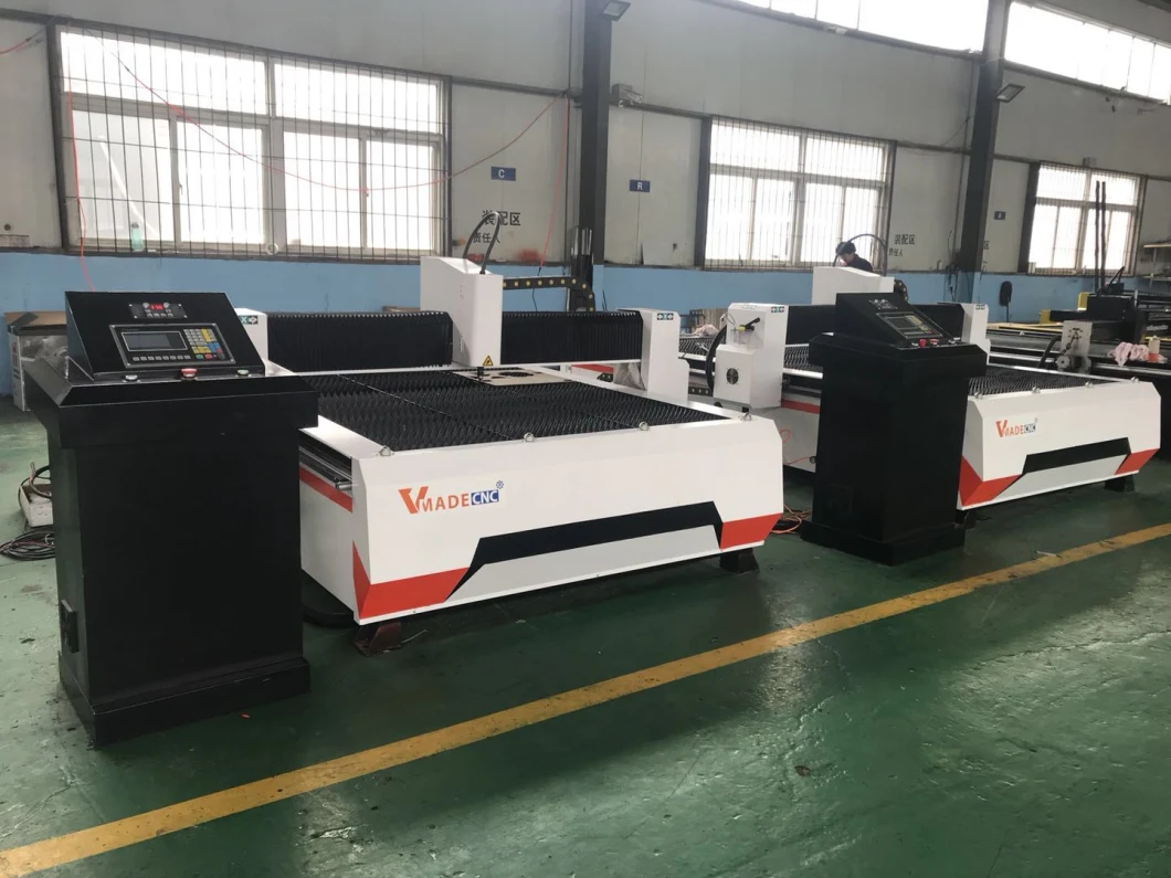 CNC Program Plasma Flame Oxygen Gas Gantry Table Portable Heavy Beam Servo Motor Linear Guides Rails Plasma Cutting Machine