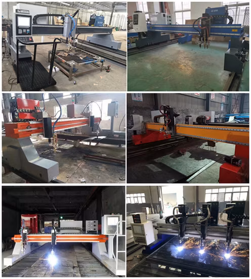 ガントリー構造のCNC火炎切断機